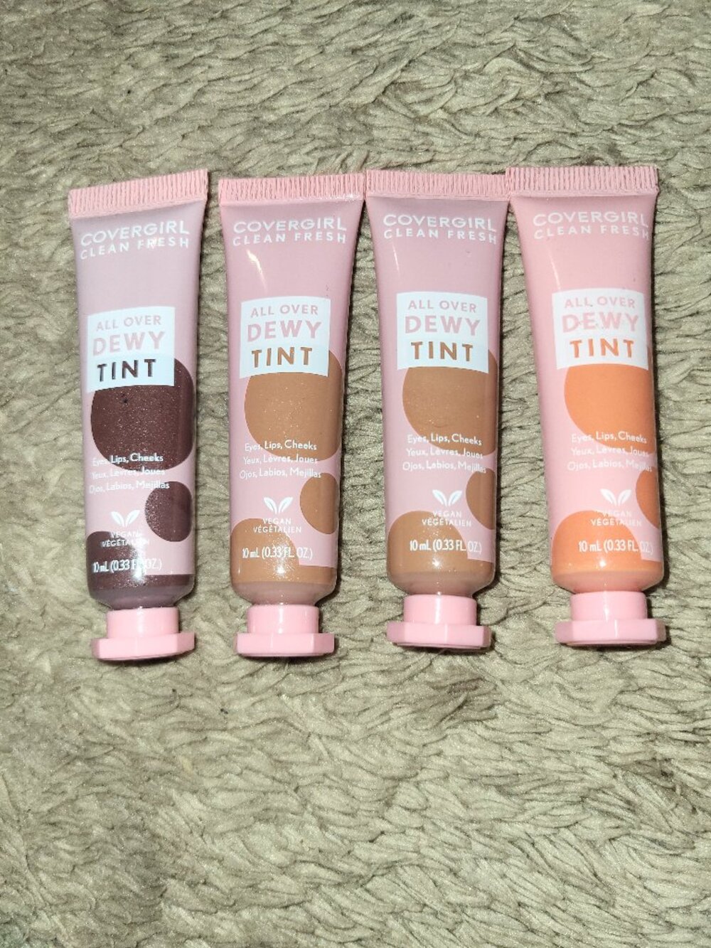 Covergirl All Over Dewy Tint 4 Total New Unopened